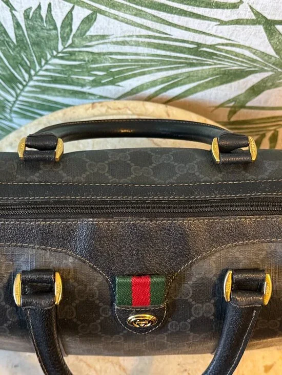 Vintage Gucci GG Monogram Canvas Boston Bag - Picture 13 of 13